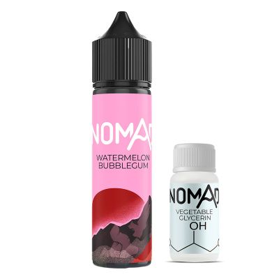 Nomad Watermelon Bubblegum 60мл — Набір для самозамісу (органічний нікотин)