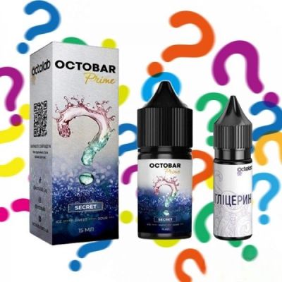Octobar Prime Secret 30мл — Набір для самозамісу (сольовий нікотин)