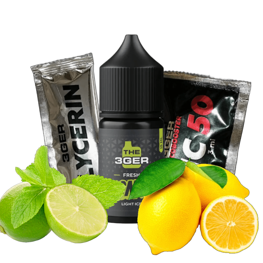 The 3ger Fresh Lemon Lime 30мл — Набір для самозамісу (сольовий нікотин) The 3ger Fresh Lemon Lime 30мл — Набір для самозамісу (сольовий нікотин)