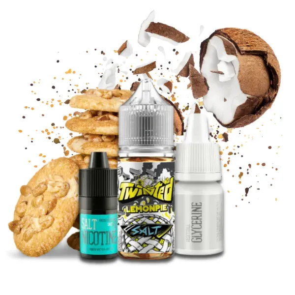 Twisted Coconut Cookies 30мл — Набір для самозамісу (сольовий нікотин) Twisted Coconut Cookies 30мл — Набір для самозамісу (сольовий нікотин)