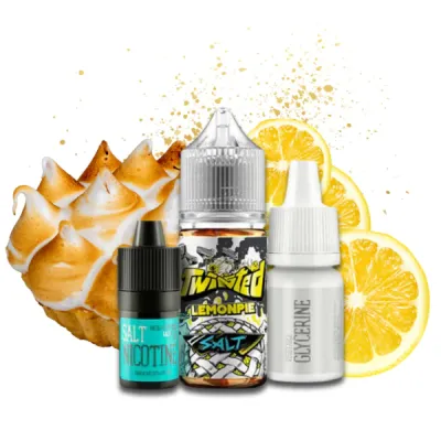 Twisted Lemon Pie 30мл — Набір для самозамісу (сольовий нікотин)