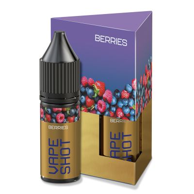 Vape Shot Berries 10мл — Набір для самозамісу (сольовий нікотин)