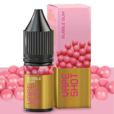 Vape Shot Bubble Gum 10мл — Рідина для pod систем (сольовий нікотин)