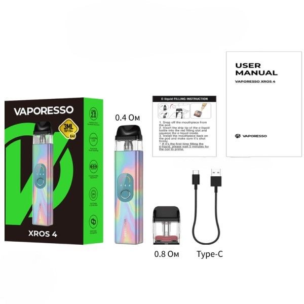 Vaporesso XROS 4 — POD система Vaporesso XROS 4 — POD система