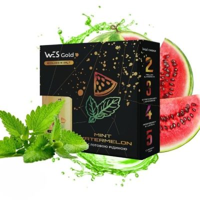 WES Gold Mint Watermelon 30мл — Набір для самозамісу (сольовий нікотин)