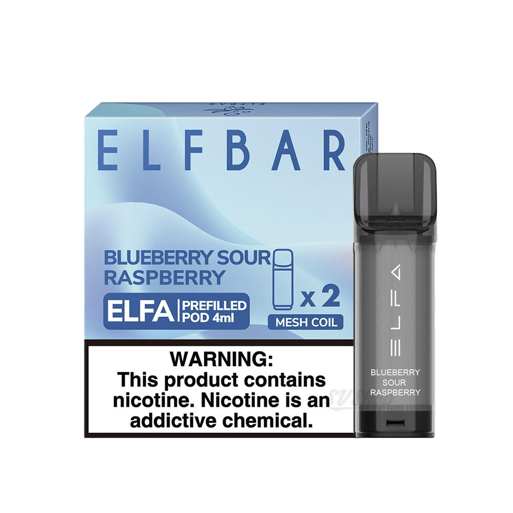 Elf Bar ELFA 4мл — Картридж для POD-систем, Blueberry Sour Raspberry Elf Bar ELFA 4мл — Картридж для POD-систем, Blueberry Sour Raspberry